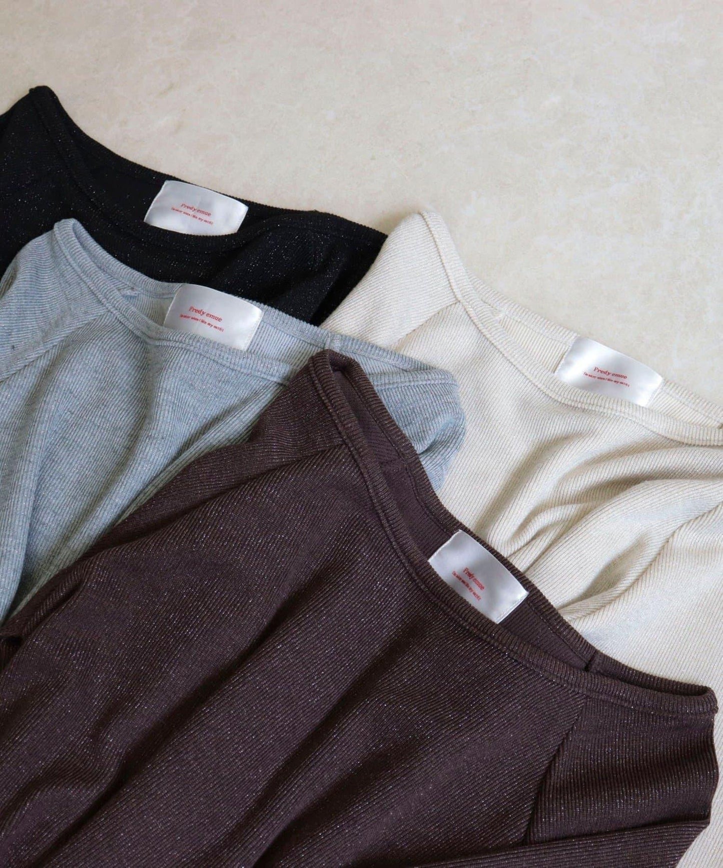 亮片羅紋船領套頭衫