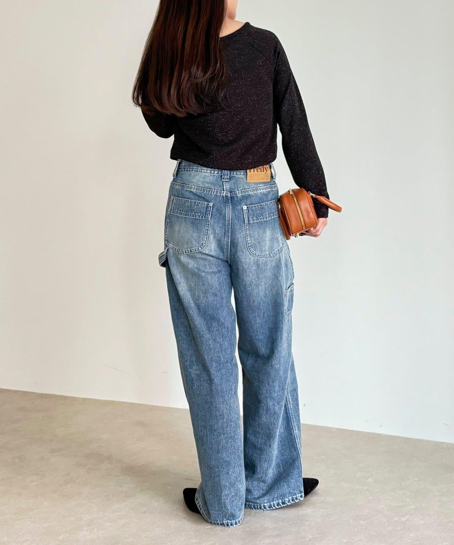 亮片羅紋船領套頭衫