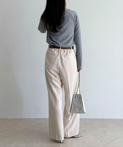 亮片羅紋船領套頭衫