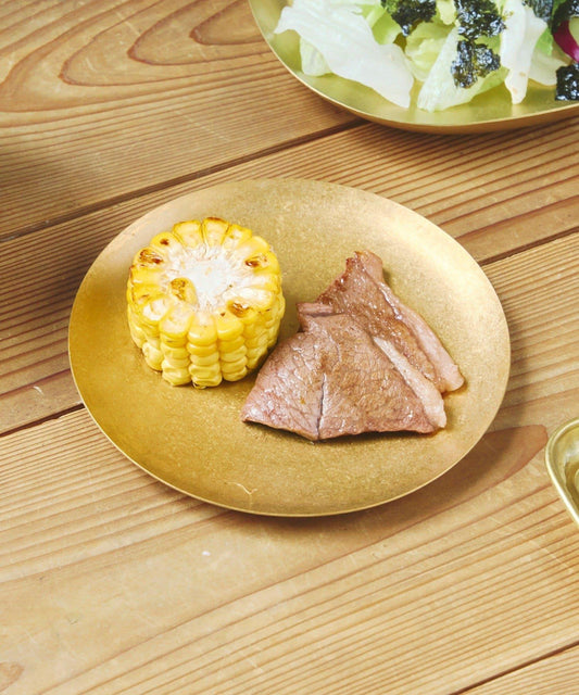 ラウンドプレート：15cm／おうちで楽しむ焼肉時間