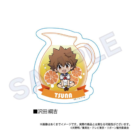 家庭教師HITMAN REBORN！迷你角色貼紙 水果流行款 沢田綱吉