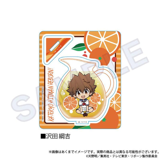 家庭教師HITMAN REBORN！迷你角色立牌 水果流行款 沢田綱吉