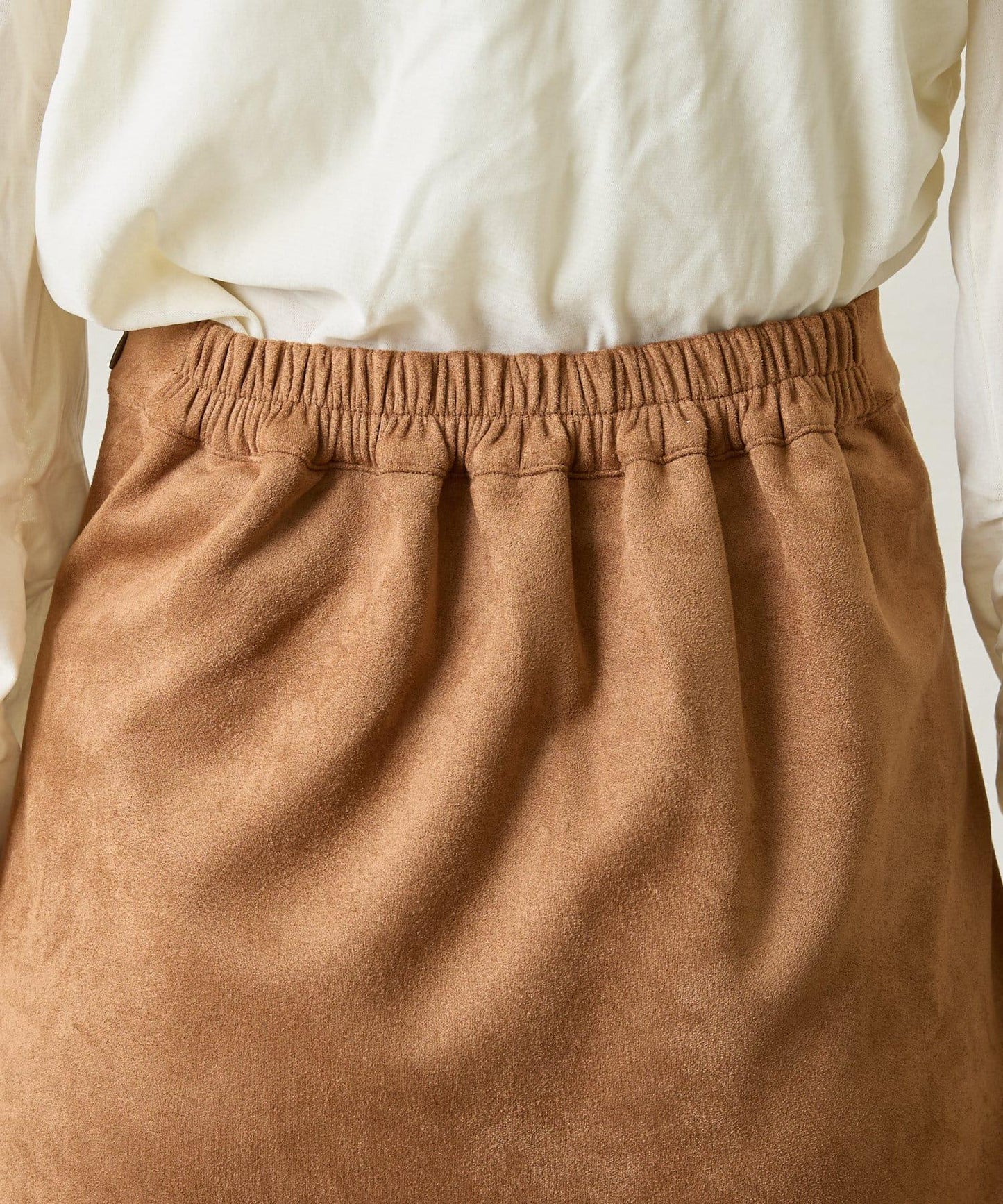 【mystic】仿麂皮迷你裙褲