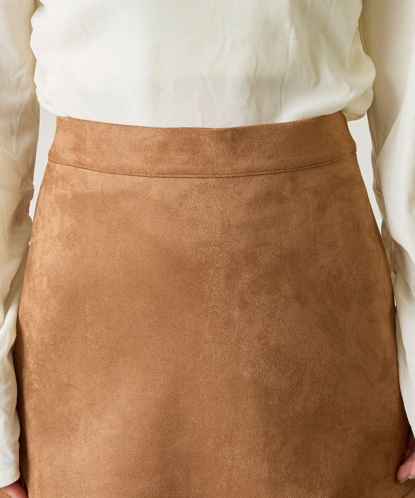 【mystic】仿麂皮迷你裙褲