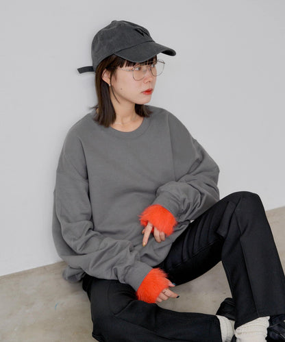 【Kastane】標誌印花衛衣 ABSTRACT MATTERS