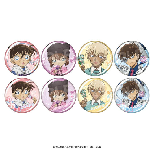 《名偵探柯南》角色徽章收藏（棒棒糖款）盲盒（BOX／8包入）