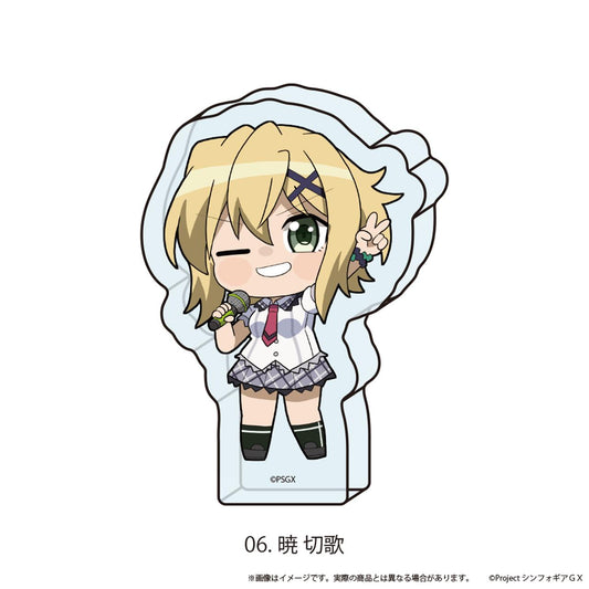《戰姬絕唱Symphogear》GX 迷你亞克力積木06/曉切歌（演唱會ver.）