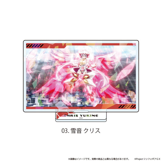 《戰姬絕唱Symphogear》GX 鐳射亞克力立牌03/雪音克莉絲（場景插畫）