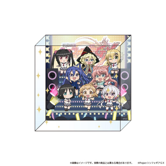 《戰姬絕唱Symphogear》GX 亞克力方形擺件 01/集合設計（演唱會ver.）