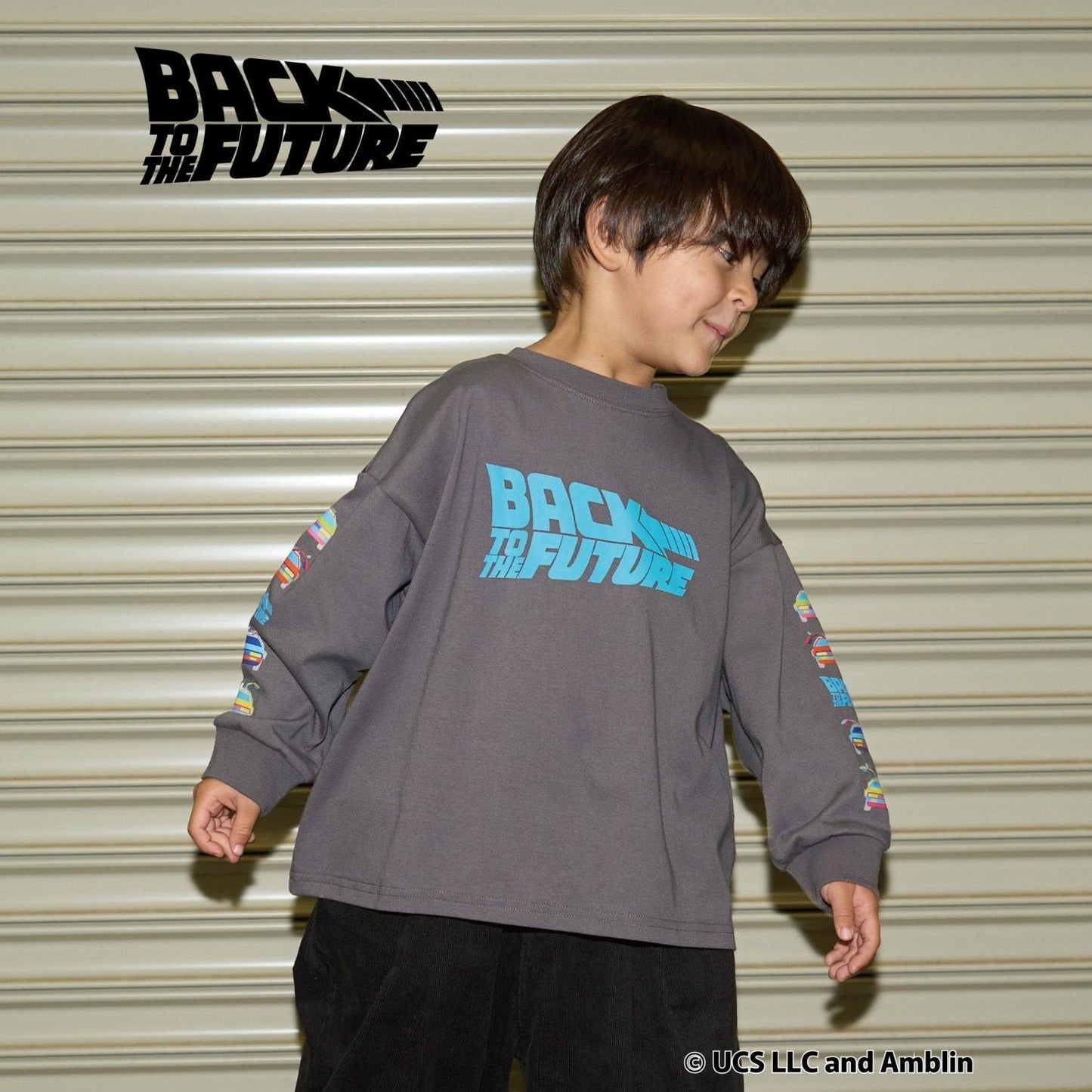 【BACK TO THE FUTURE 40TH】【MNCM】【舒適天竺】印花寬鬆T恤