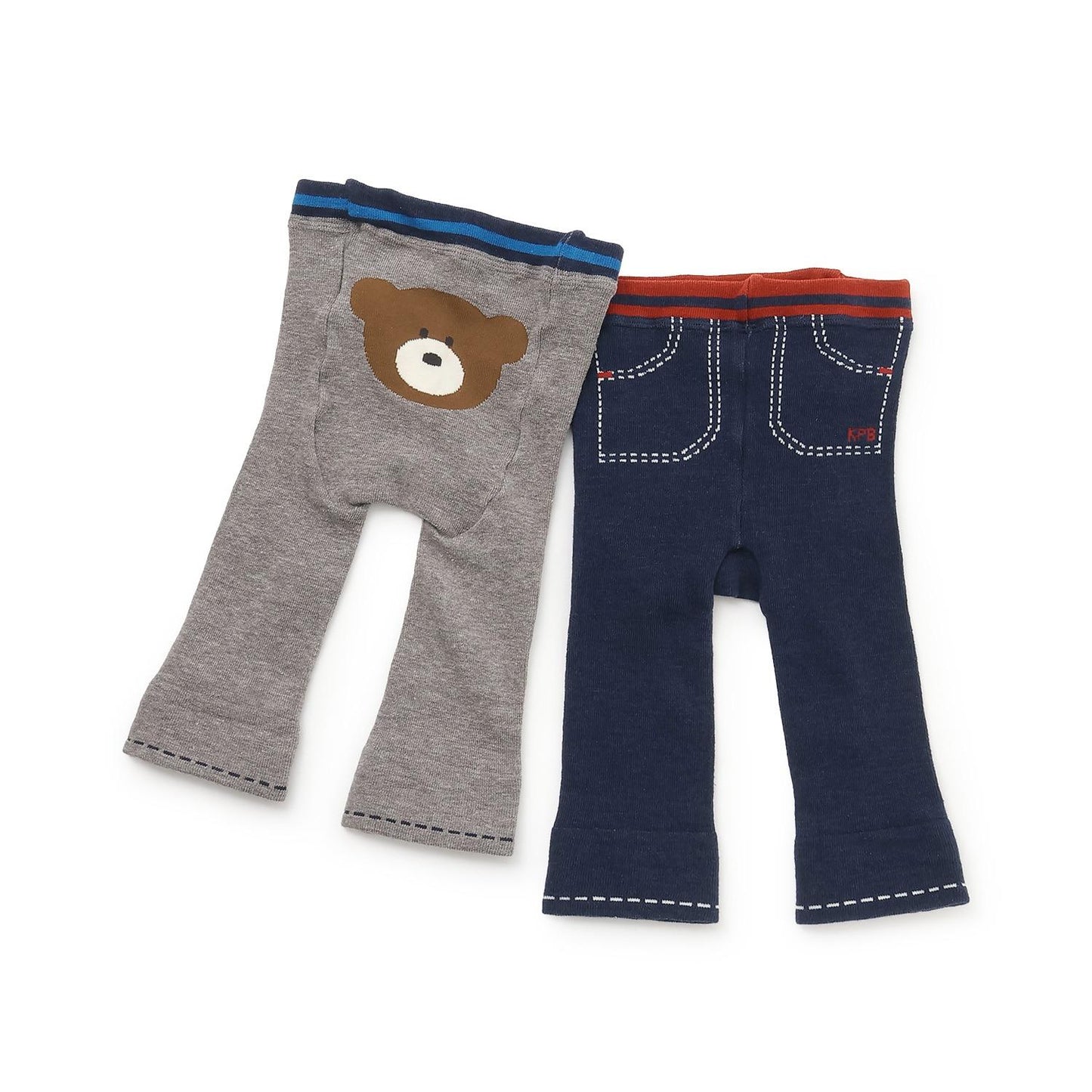 熊印花七分褲【日本製造】