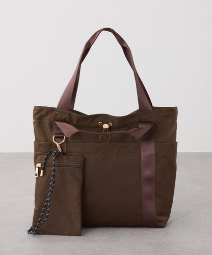 【PAPILLONNER/パピヨネ】防潑水10口袋托特包