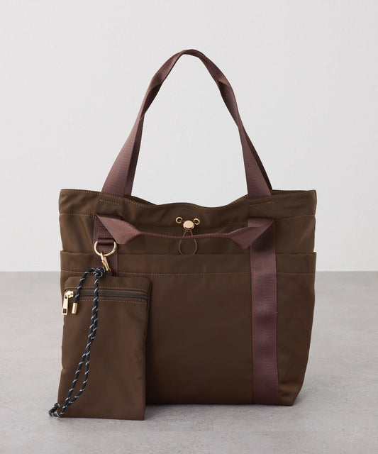 【PAPILLONNER/パピヨネ】防潑水10口袋托特包