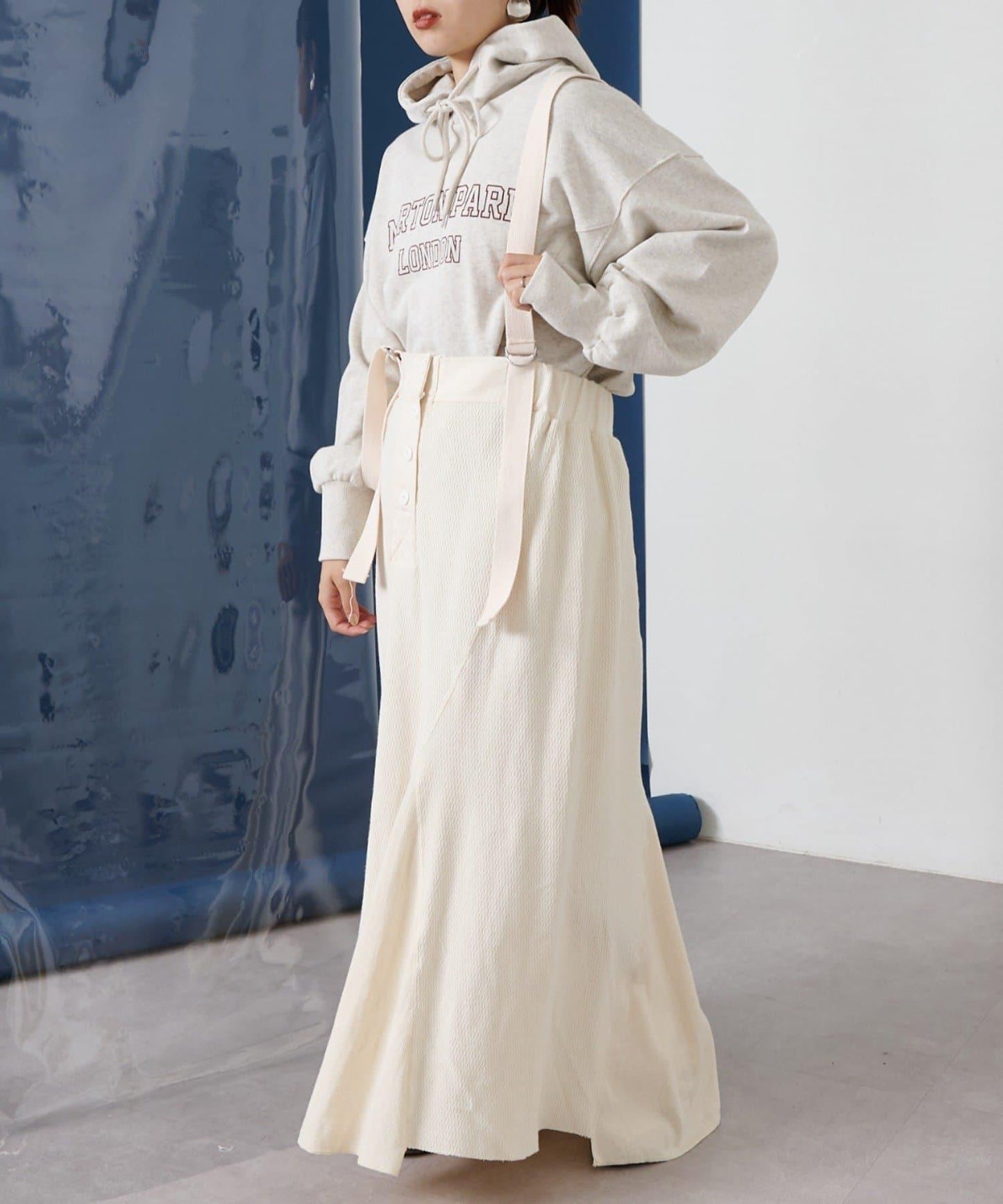 【CIAOPANIC TYPY】拼接華夫格連衣裙