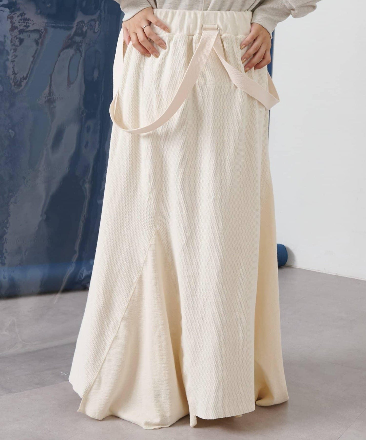 【CIAOPANIC TYPY】拼接華夫格連衣裙