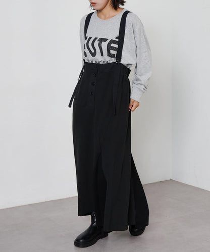 【CIAOPANIC TYPY】拼接華夫格連衣裙