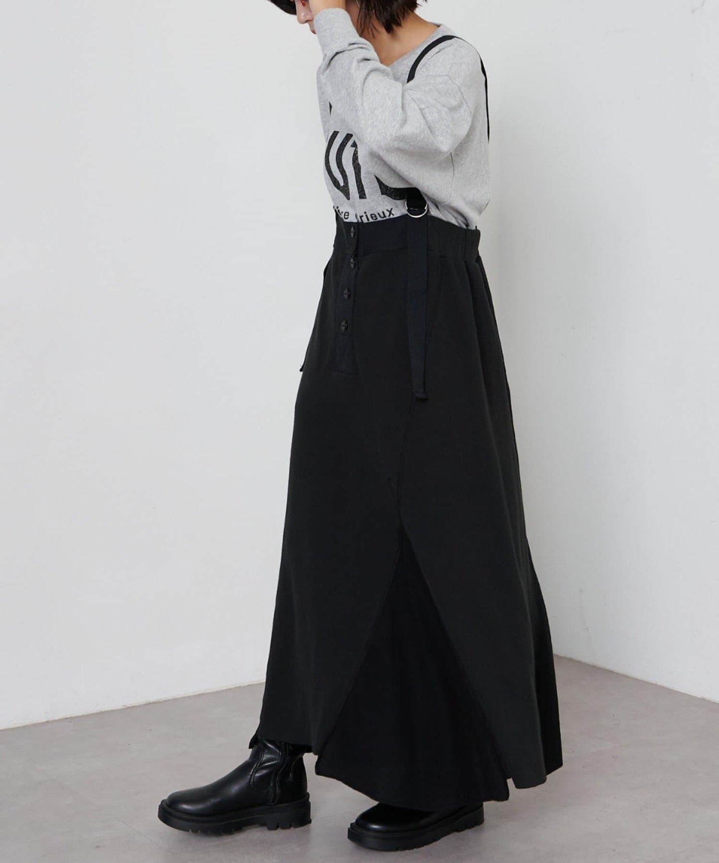 【CIAOPANIC TYPY】拼接華夫格連衣裙