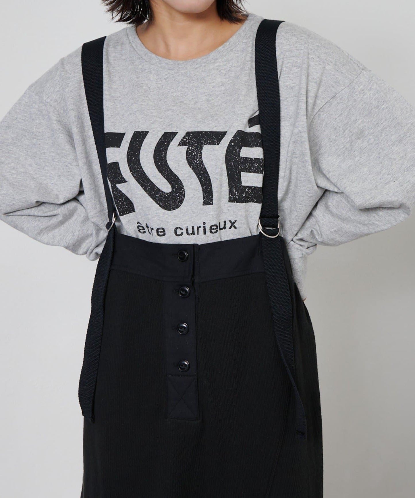 【CIAOPANIC TYPY】拼接華夫格連衣裙