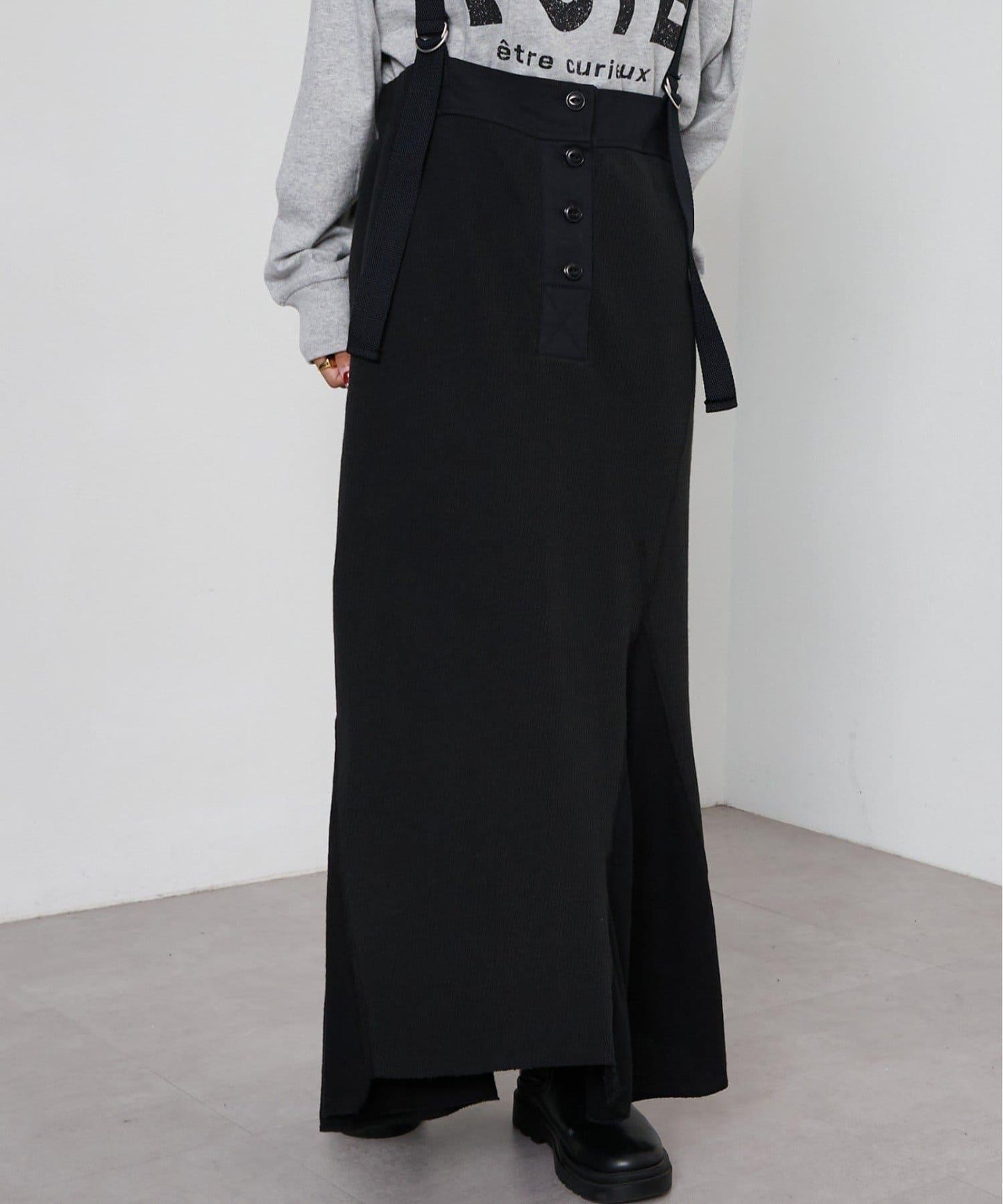 【CIAOPANIC TYPY】拼接華夫格連衣裙