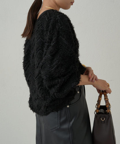 【Loungedress】羽毛裝飾襯衫