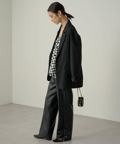 【Loungedress】仿皮長褲