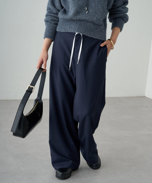 【Loungedress】雙腰帶長褲