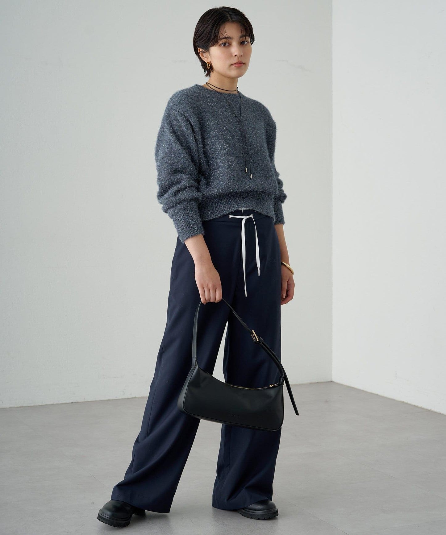 【Loungedress】雙腰帶長褲
