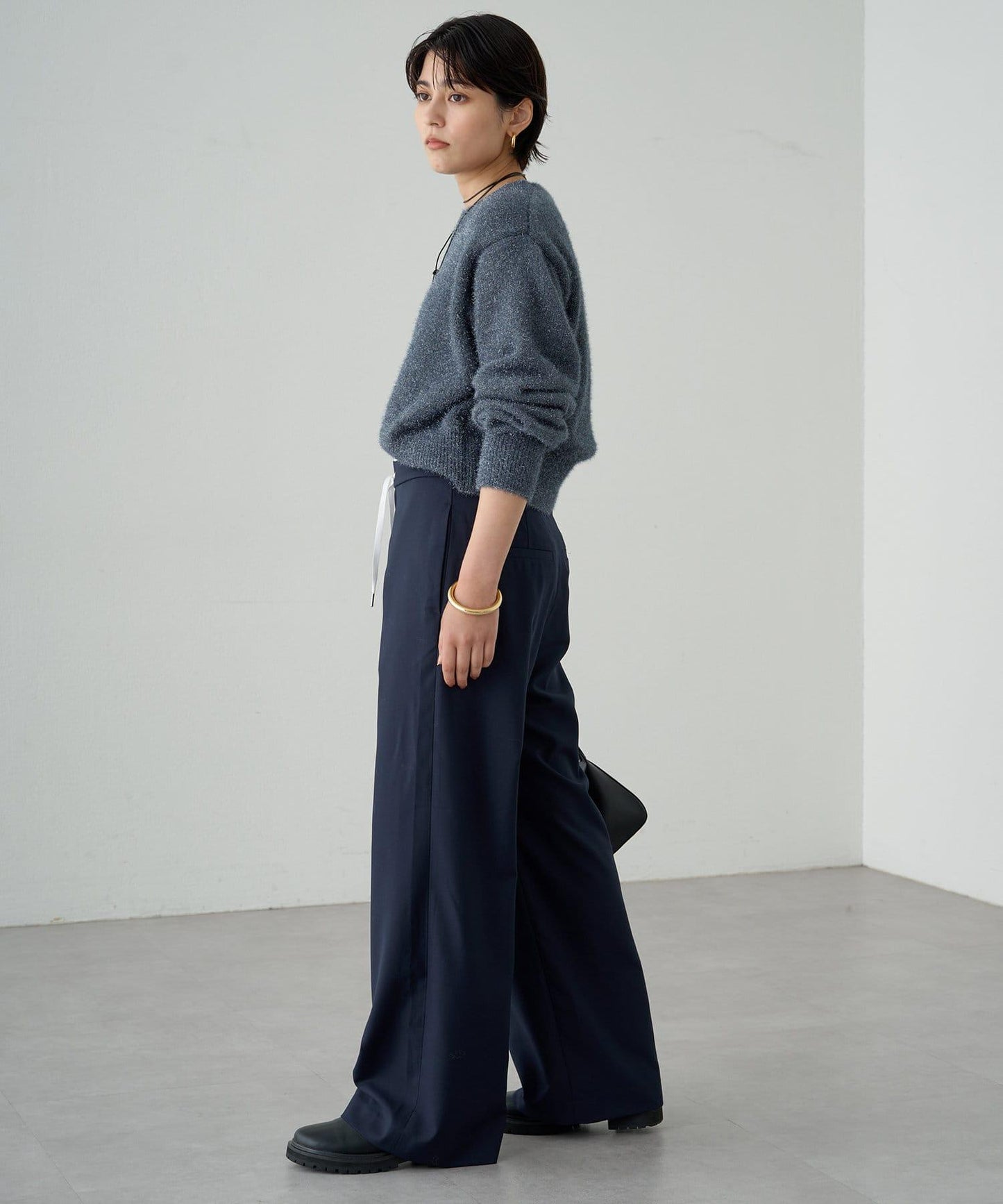 【Loungedress】雙腰帶長褲
