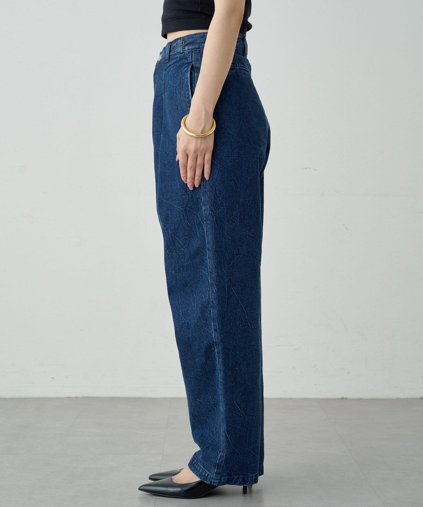 【Loungedress】【ainode】mishima褶皺錐形褲
