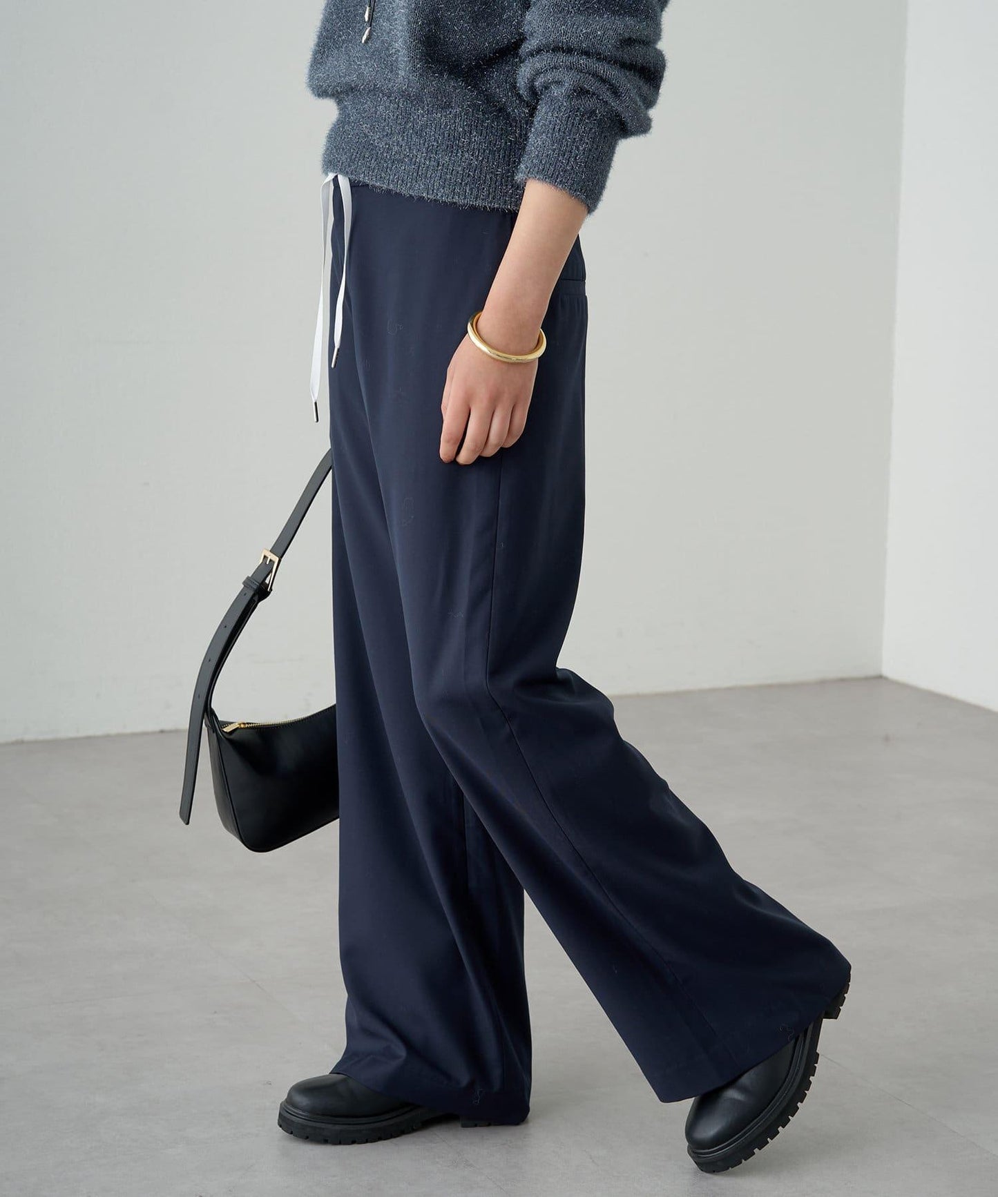 【Loungedress】雙腰帶長褲
