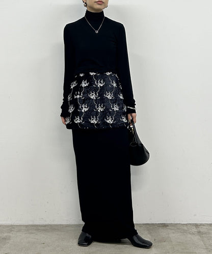 【Loungedress】刺繡迷你裙