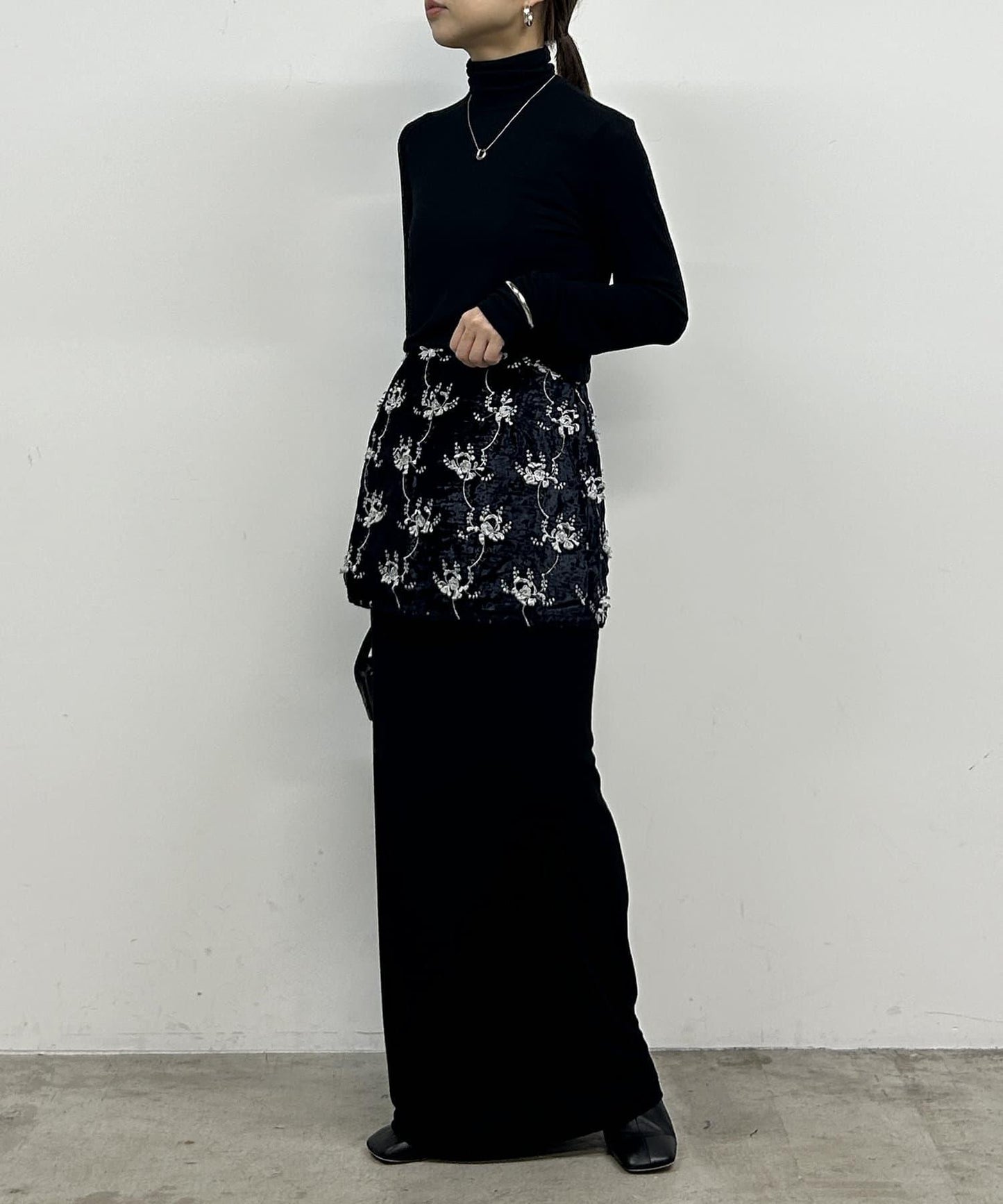 【Loungedress】刺繡迷你裙