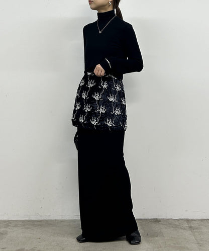 【Loungedress】刺繡迷你裙