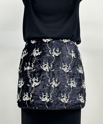 【Loungedress】刺繡迷你裙