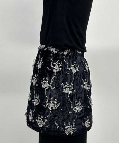 【Loungedress】刺繡迷你裙