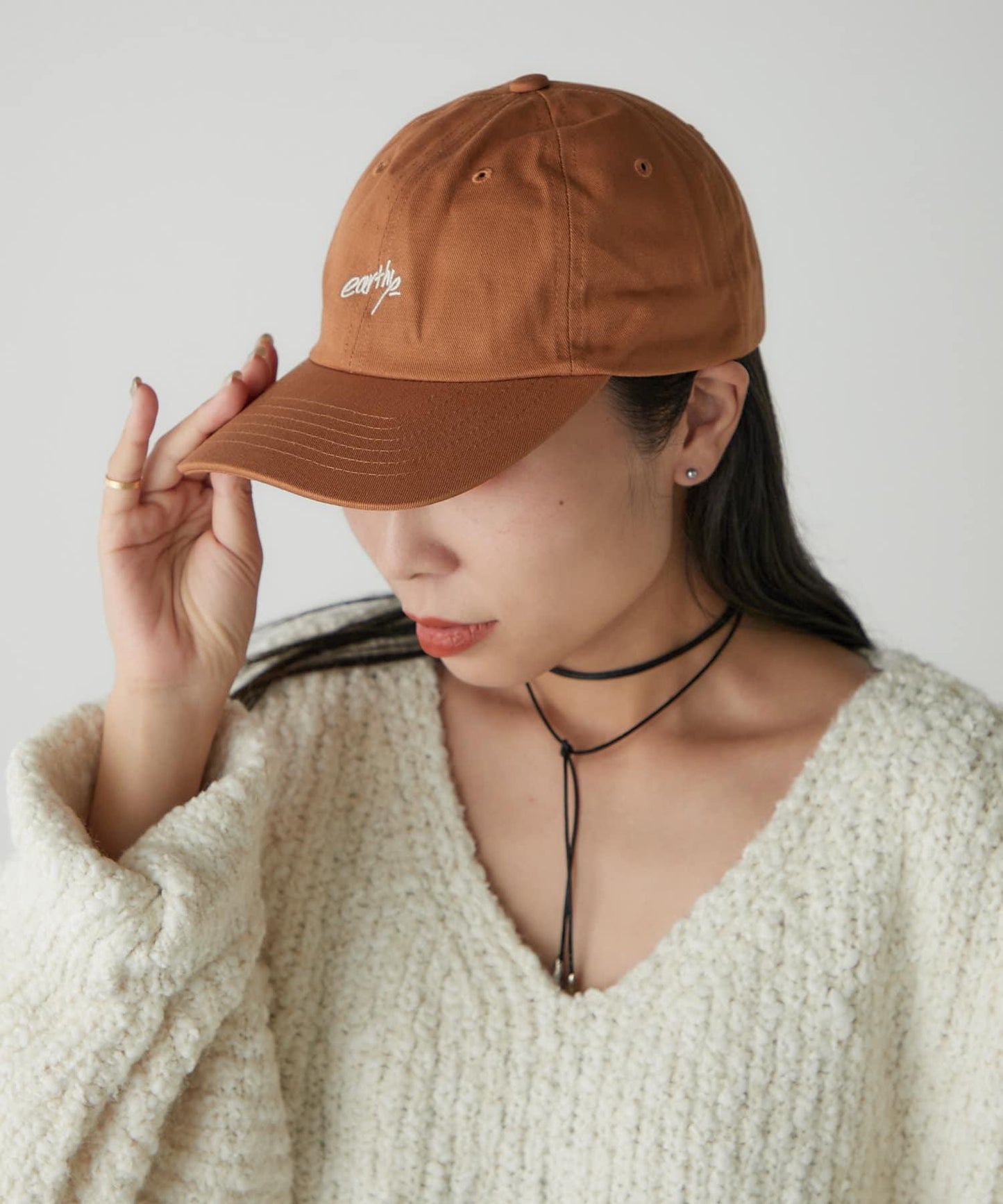 【earthy_】earthy 刺繡標誌棒球帽