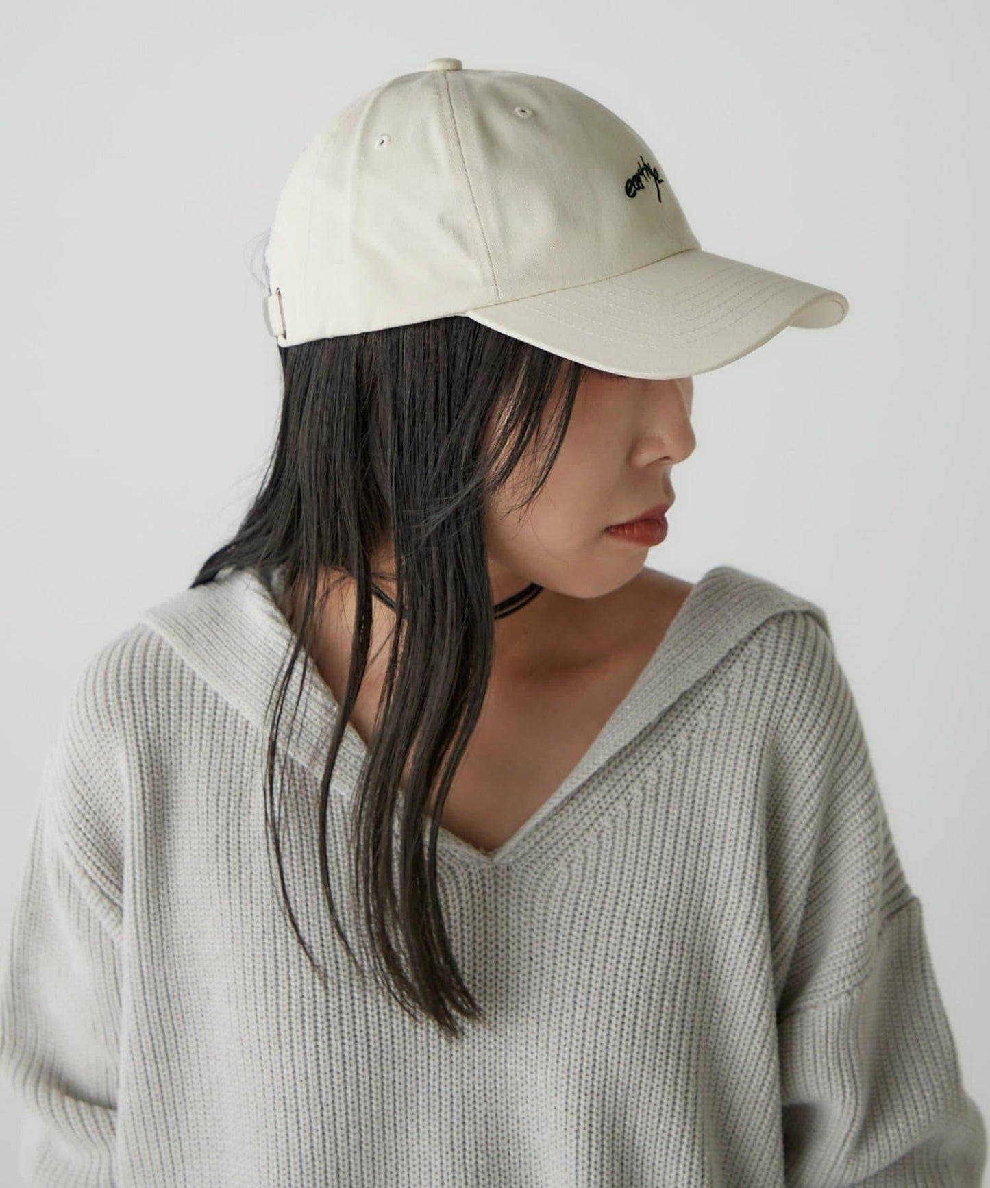【earthy_】earthy 刺繡標誌棒球帽