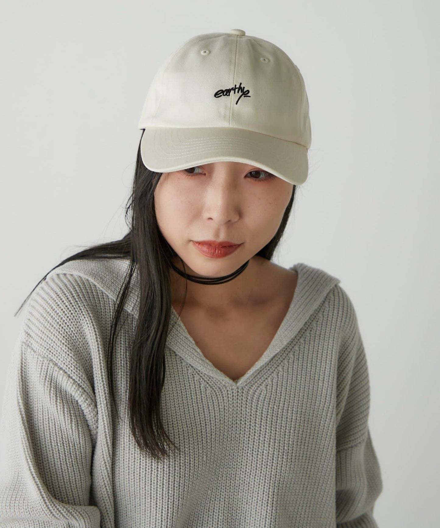 【earthy_】earthy 刺繡標誌棒球帽