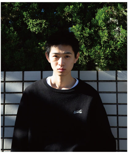 【twoles】提花標誌針織衫