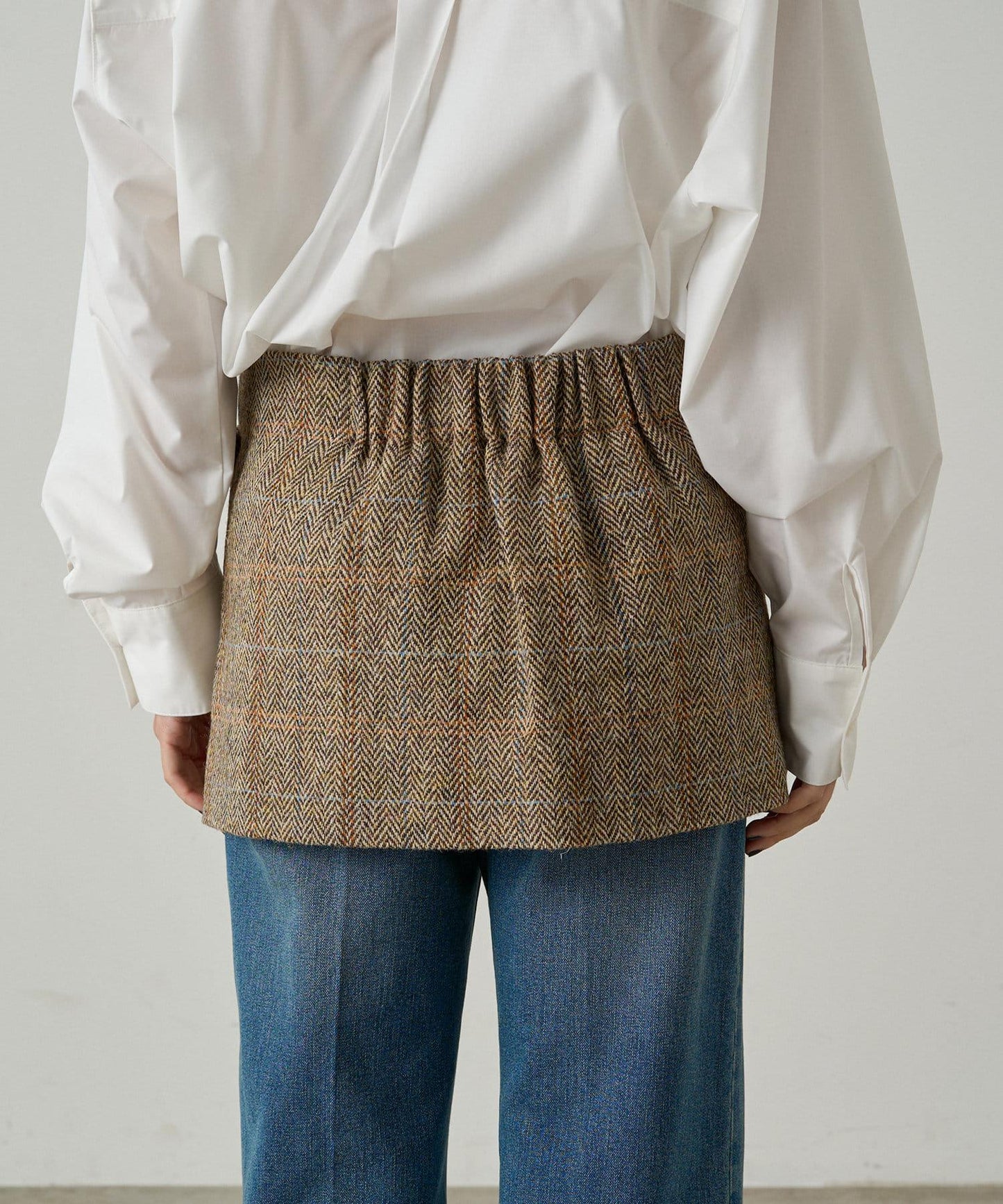 【Loungedress】裹身羊毛半身裙