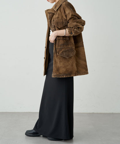 【Loungedress】【ainode】hinase仿皮夾克