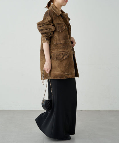 【Loungedress】【ainode】hinase仿皮夾克