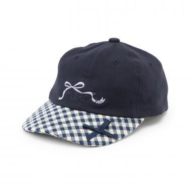 格紋帽簷標誌棒球帽