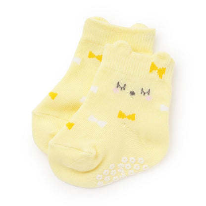 蝴蝶結圖案嬰兒襪