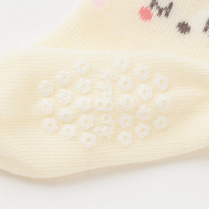 蝴蝶結圖案嬰兒襪