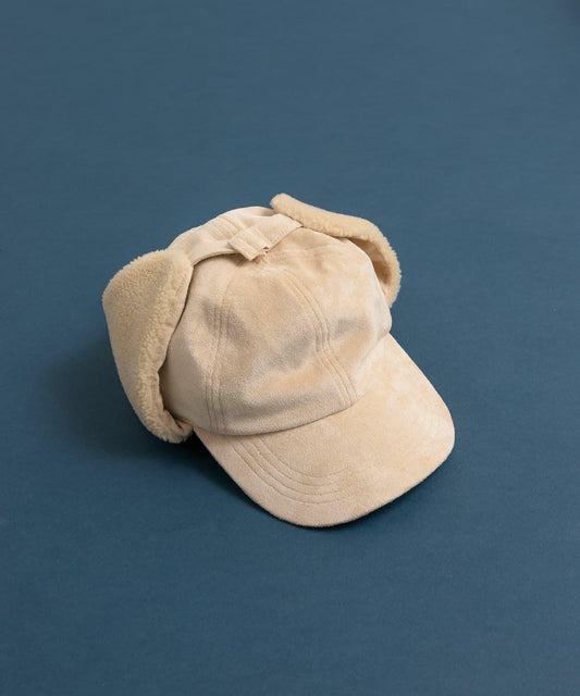 飛行員風格毛絨棒球帽