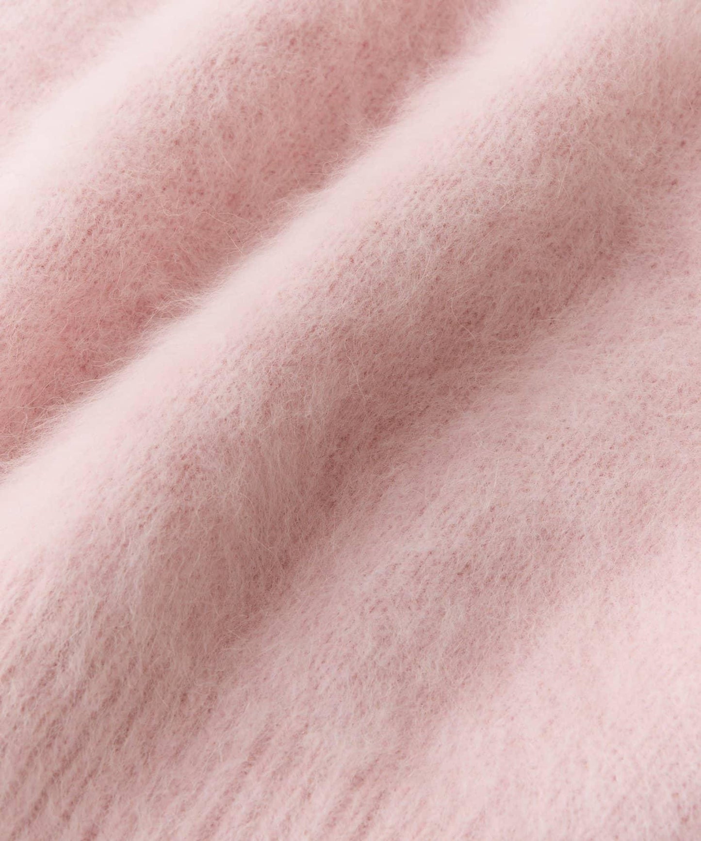 【miki監修】毛絨羊毛羊絨混紡一字肩針織衫