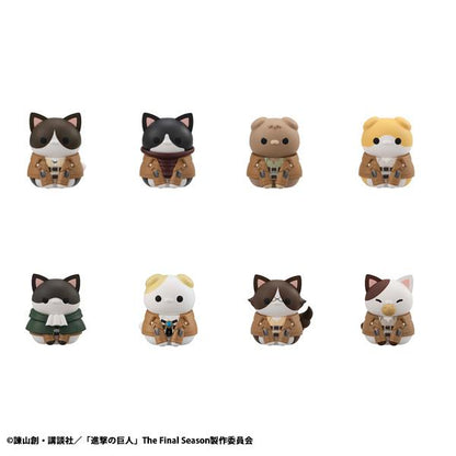 《進擊的巨人》_MEGA CAT PROJECT 進擊的喵喵 調查兵團集合喵！【BOX／8個裝】