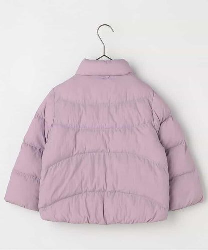蓬鬆中棉立領羽絨服