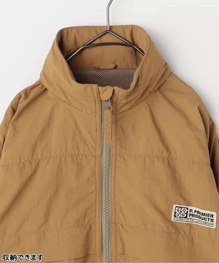 可收納帽登山夾克